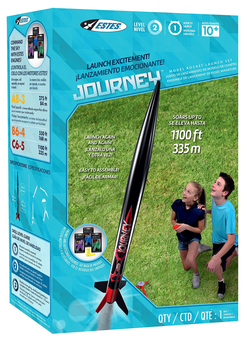 Estes 1441 Journey Model Rocket Launch Set Beginner Skill Level Mode