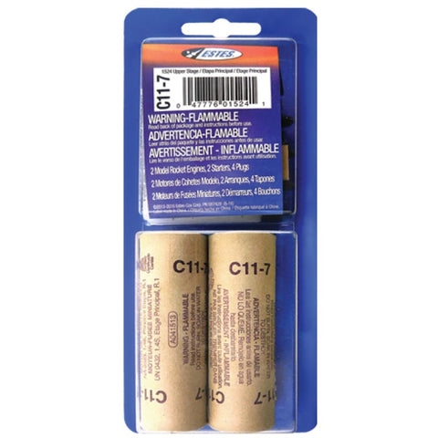 Estes 1524 - C11-7 Model Rocket Engines (2 Per Pack)