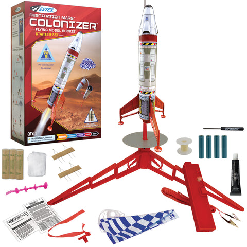 Estes Destination Mars Colonizer Model Rocket Starter Set