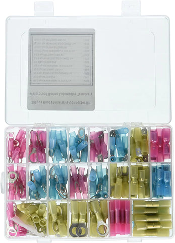 270pcs Heat Shrink Wire Connectors Kit, Marine Automotive Waterproof Terminals