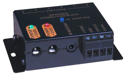 Vanco One Zone Six Source IR Kit - Transmits IR Signals from up to 6 IR Emitters to one IR Receiver (280731)