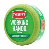 O'Keeffe's Working Hands Hand Cream (3.4 oz Jar), Repairing Skincare for Extremely Dry, Cracked Hands and Feet