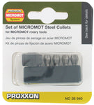 Proxxon Set of MICROMOT Steel Collets, 6-Piece