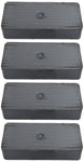 4 Pack Rare Earth Magnets, Grade 5, 1.875" x 0.875" x 0.375"