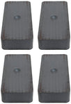 4 Pack Rare Earth Magnets, Grade 5, 1.875" x 0.875" x 0.375"
