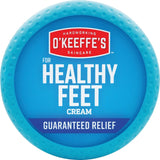 O'Keeffe's Healthy Feet Foot Cream, 3.2 oz Jar, Repairs Extremely Dry, Cracked Feet