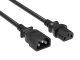 Heavy-Duty Power Extension Cord 18 AWG 10A/250V, 6 Feet Length, IEC-320 C13 to C14