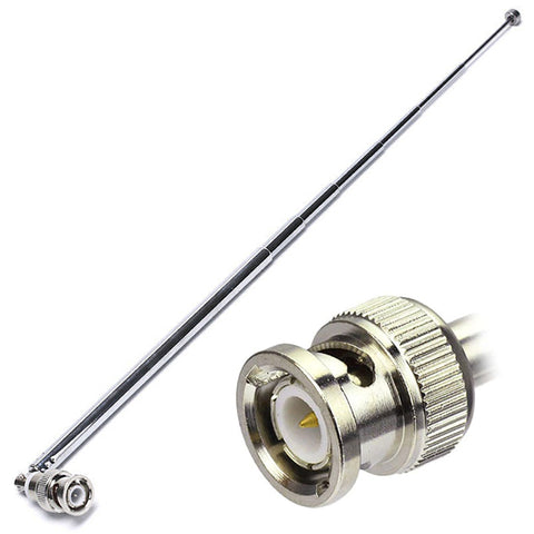 Telescopic BNC Swivel Antenna - Extends up to 22 Inches