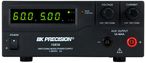 BK Precision DC Power Supplies 1 ~ 60V, 0 ~ 5A with USB/Software - Model 1685B