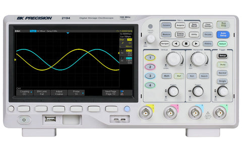 BK Precision 100 MHz 4Channel Digital Oscilloscope, Model 2194