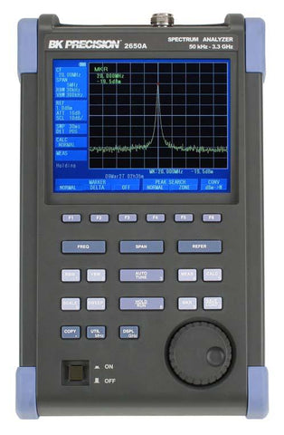 BK Precision 3.3 GHz Handheld Spectrum Analyzer - Model 2650A