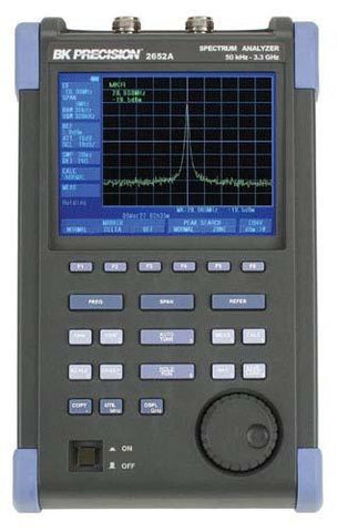 BK Precision 3.3 GHz Handheld Spectrum Analyzer w/ Tracking Generator - Model 2652A