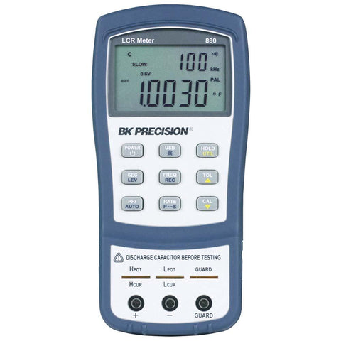 BK Precision 40,000 Count Dual Display Handheld LCR Meter -  Model 880