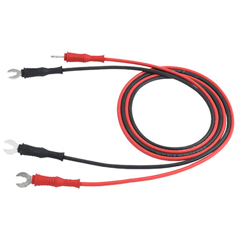 BK Precision TLPWR31 Spade Connector Test Leads, 1 Meter Length, for 8600 Series (One Red, One Black Lead)