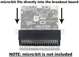 Electronix Express micro:bit Breakout with Headers - Allows Connection to I2C and SPI Buses