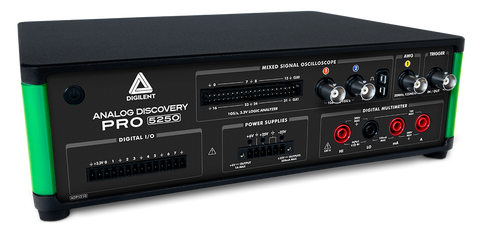 Analog Discovery Pro ADP5250: All-In-One 1GS/s 100MHz Mixed Signal Oscilloscope, Function Generator, Power Supply, and DMM