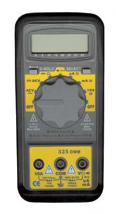 Digital Multimeter Auto-Ranging 3 3/4 Digit + Bar Graph Model DM326