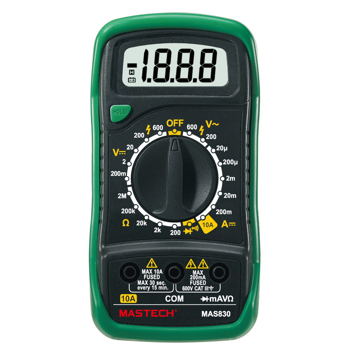 ma Digital Multimeter Super Economy Plus DMM Model MAS830