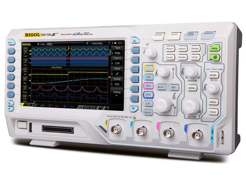 Rigol DS1104Z Plus 100 MHz Digital Oscilloscope with 4 Channels and 16 Digital Channels