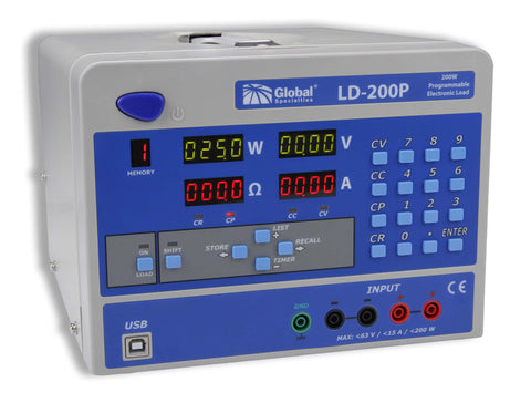 LD-200P: 200 W Programmable Electronic Load