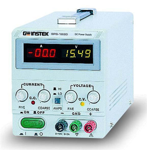 Instek High Current DC Switching Supply 0-18V, 0-20A