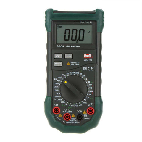 Digital Multimeter LCR Handheld, Meter Resistance Capacitance Inductance & Temperature Tester