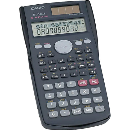 Casio Scientific Calculator Model FX-300 (Solar)