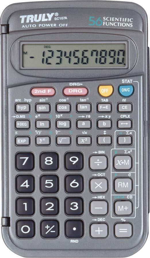 Scientific Calculator Model SC107A Electronix Express