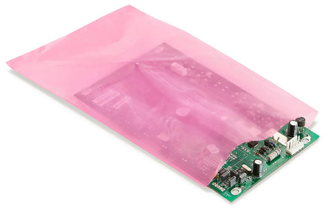 10 Pack 6" × 10" Anti-Static Bags (Pink)