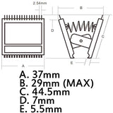DIP IC - Test Clips 28-Pin (used for 24- 28 pin IC), 0.1" Spacing