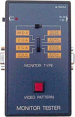 Computer Monitor Tester Model MT830A Checks Monitors With Out Computer