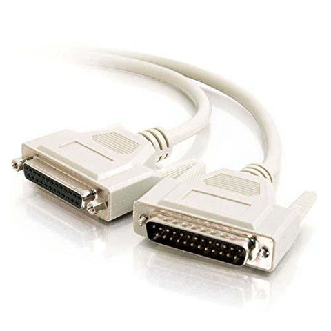 DB25 Ext. Cable 25-pin M-F 6 Feet