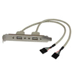 USB Cables and Adaptors - Port Adaptor A Type x 2 to 2 x 5 Pin IDS