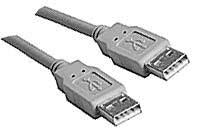 USB Cables REV 2.0 Type A to Type A 10 Ft.
