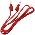 3 Foot (36 Inches) Red Banana to Banana Stackable Test Lead