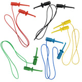 5 Piece Minigrabber to Minigrabber IC Hook Test Lead Set (Includes 5 Different Color Leads)