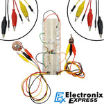Solderless Breadboard Cable Kit - Includes BNC, Banana, Alligator, and Wall Adapter to Pin Test Leads