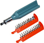 23-in-1 Multi-Function Ratcheting Screwdriver with Slotted, Phillips, Star, Hex, Pozidriv and Socket Bits