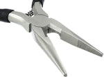 5 Inch Mini Long Nose Pliers (Serrated Jaws) with Side Cutter and Comfort Grip Handles by RSR