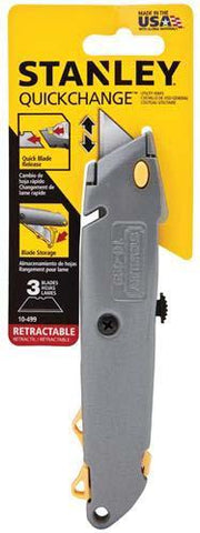 Stanley Utility Knife 6" Three positions, Quick Change + Retractable