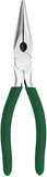 RSR 6-1/2" Long Nose Pliers (Serrated Jaws) with Wire Cutter and Comfort Grip Handles