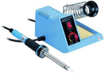 48W Temperature Controlled Soldering Station Kit with Helping Hand, Desoldering Pump, Solder Aid Kit, Solder, and 2 Spare Tips