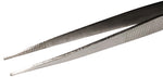 Stainless Steel Tweezers, 4½" Straight with Fine Serrated Points