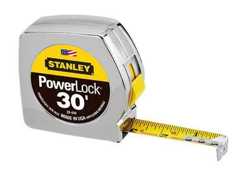 Stanley Tape Measure 30 ft. with power lock