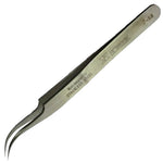 Curved Fine Quality Tweezers, 4 1/2" Inches.
