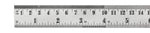 12-Inch / 30cm Steel Ruler with 1/8", 1/16", 1/32", and 1/64" Markings (769-C)
