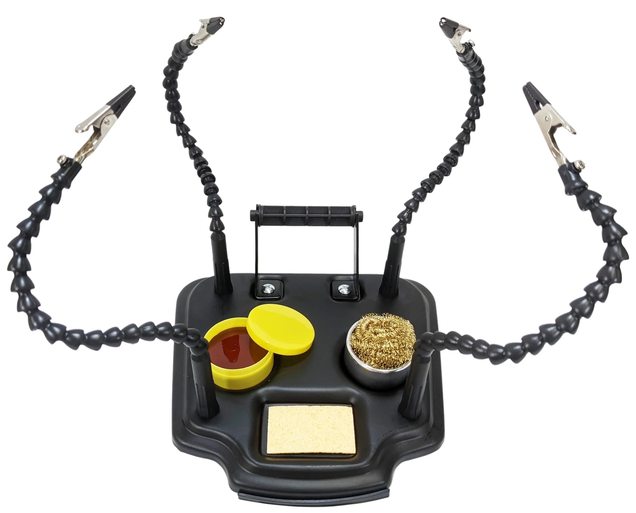 TA0525 - Helping Hand Magnifier 5-LED Light With Soldering Stand TE-800 (High Quality