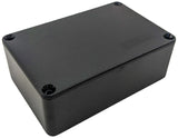 Black ABS Plastic Electronic Project Box with 4 Screws and Lid, 2.9" x 1.9" x 1.1"