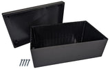 Black ABS Plastic Enclosure Project Box with Lid and Screws, 8.82" x 5.47" x 3.62"
