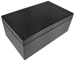 Black ABS Plastic Enclosure Project Box with Lid and Screws, 8.82" x 5.47" x 3.62"